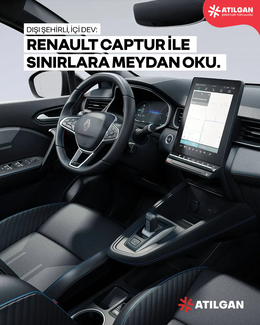 Renault Captur Atılgan sosyal medya gönderisi