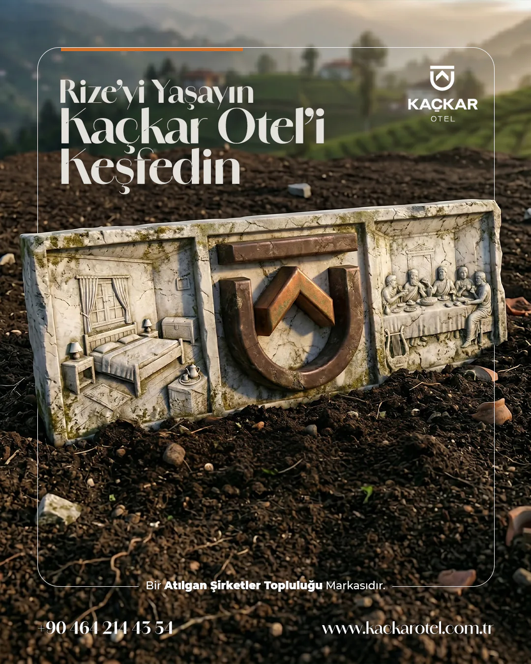 Kaçkar Otel Rize kültür mirası sosyal medya gönderisi